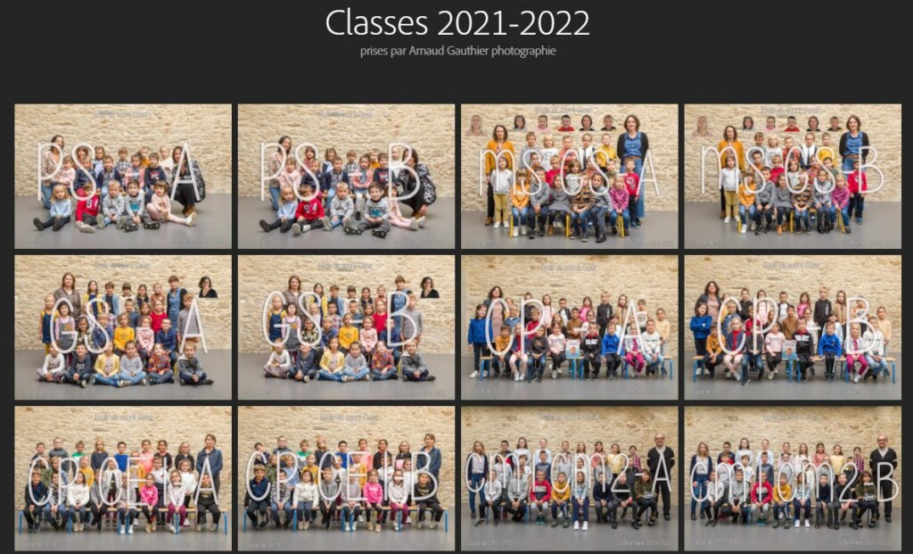 APEL-Info : Photos de classe - Recrutement