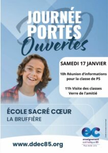 Matinée Portes ouvertes : Samedi 17 janvier 2026