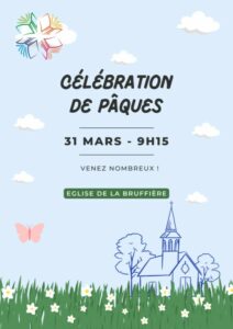 À vos agendas : Célébration de Pâques !