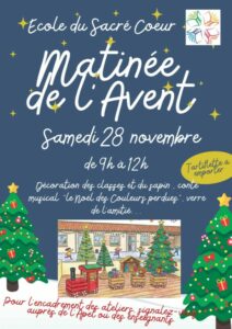 Samedi 28 novembre: Matinée de l&rsquo;avent